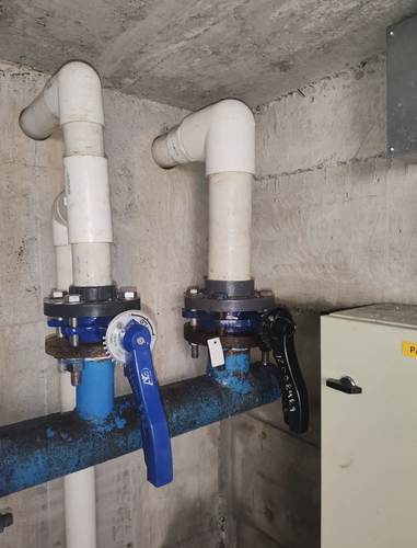 Válvulas industriales instaladas por JB